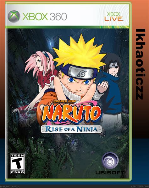 Viewing Full Size Naruto Rise Of A Ninja Box Cover