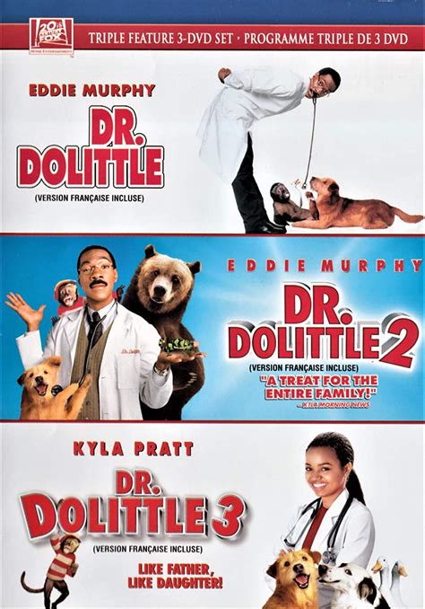 Dr Dolittle Triple Feature 3 Dvd Set [dvd]