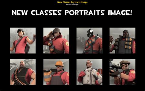 New Classes Portraits Image Team Fortress 2 Mods