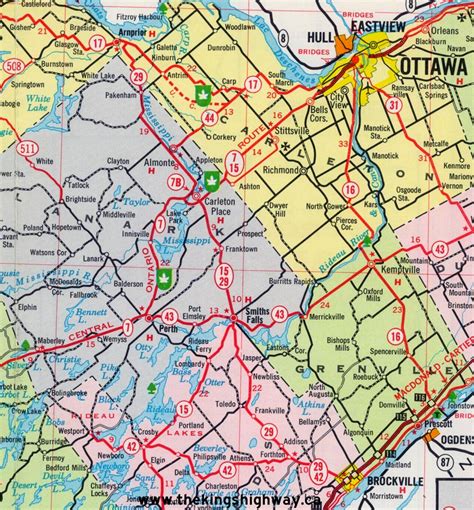 Ontario Highway 29 Route Map The Kings Highways Of Ontario