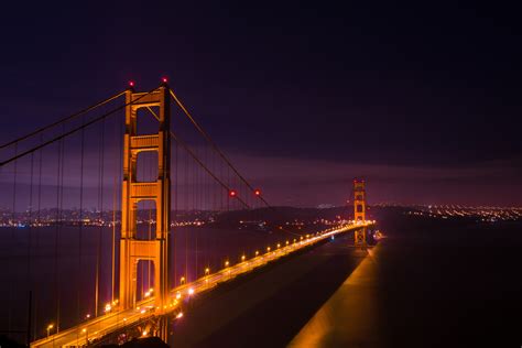 Free Images Night Dawn City Cityscape Golden Gate Bridge San