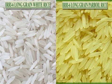 Irri 6 White And Parboiled Rb Intl