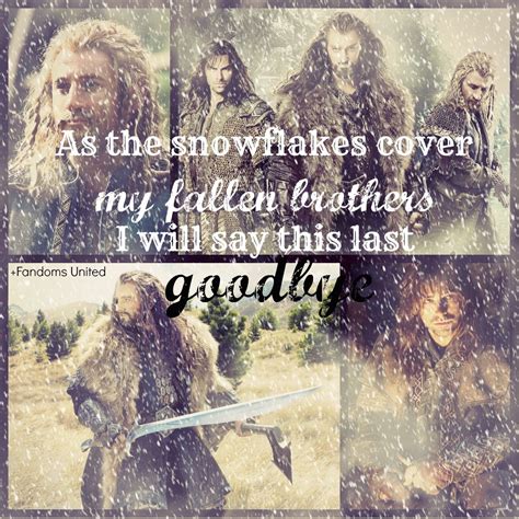 An Edit Of Thorin Fili And Kili Featuring Lyrics From The Last