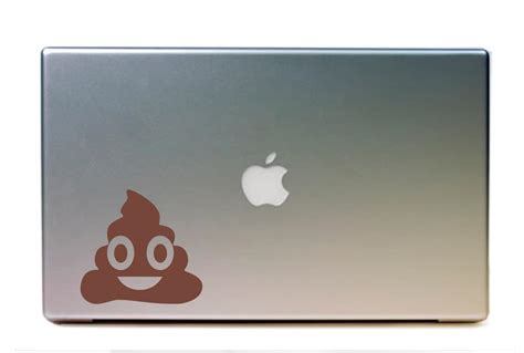 Happy Poop Emoji Decal Sticker Available In Mulitple Sizes Etsy