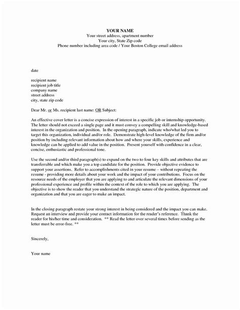 Letter Of Interest For Employment Elegant How To Write A Cover Letter