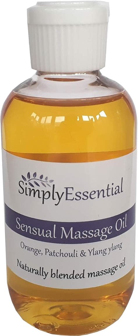 Simply Essential Sensual Massage Oil 100ml Orange Patchouli And Ylang Ylang Essential Oil Blend