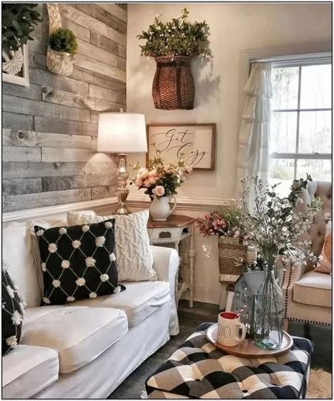 78 Incredible Farmhouse Living Room Decor Ideas To Try Right Now 13