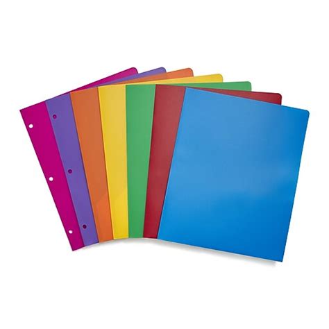 Staples Poly 2 Pocket School Folder Assorted Colors 52819 At Staples