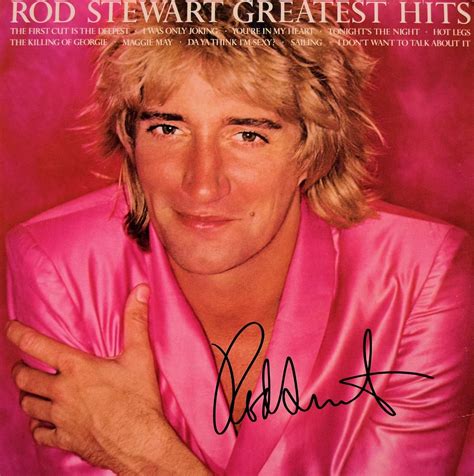 Rod Stewart Signed Greatest Hits Album