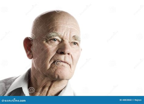 Confident Looking Elderly Man Stock Photo Image Of Hope Human 4883868