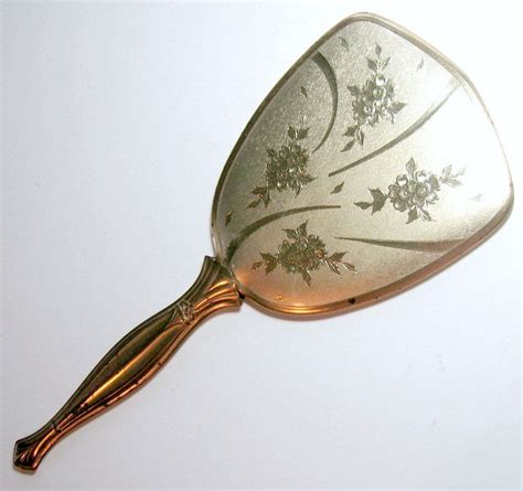 Free shipping on hundreds of unique rustic wood mirrors. Gold Hand Mirror Vintage Hand Held Mirror Vanity by ...