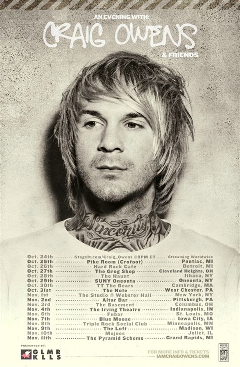 Craig Owens Performs Chiodos Songs With Bradley Bell On Solo Tour