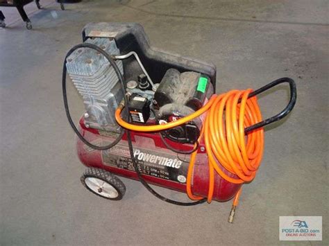 Coleman 5 Hp Air Compressor W Elsenpeter Auctions And Real Estate Inc