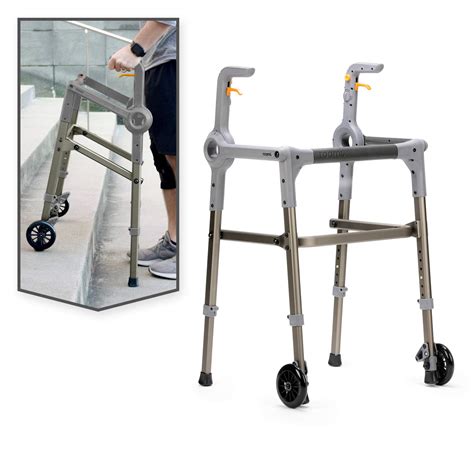 buy roami 7102815 progressive mobility aid walker with 2 wheels rollator self adjusting