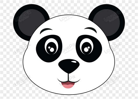 Vector Panda Bear Face Png Imagepicture Free Download