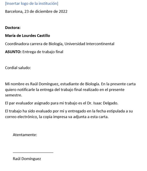 Como se hace una carta de entrega de documentos – Assistente administrativo