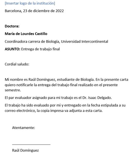 Modelo De Carta De Entrega De Documentos ¿cómo Hacerla