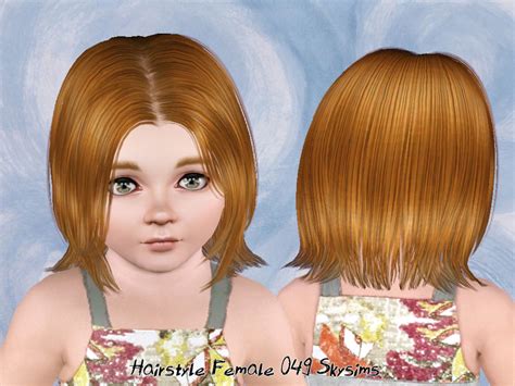 The Sims Resource Skysims Hair Toddler 049