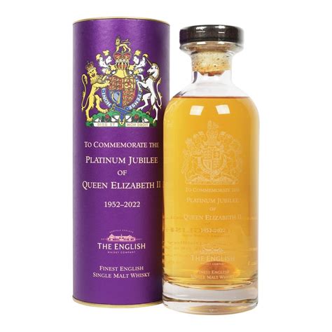 The English Queen Elizabeth Ii Platinum Jubilee Bottling Whisky From