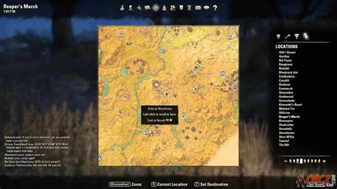 Reapers March Treasure Map 5 Maping Resources