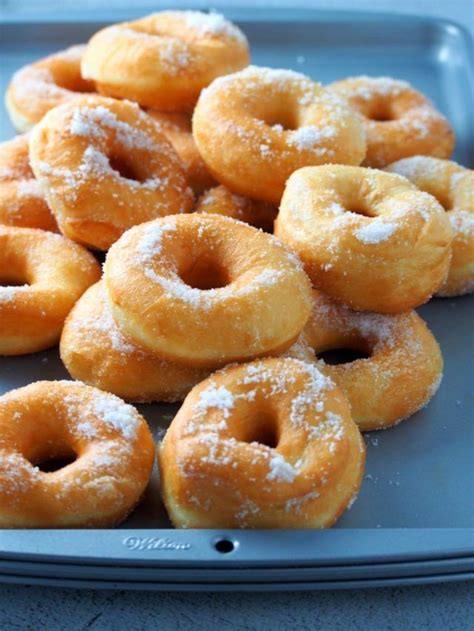 Basic Fried Donuts Recipe Easy Donut Recipe Mini Donut Recipes