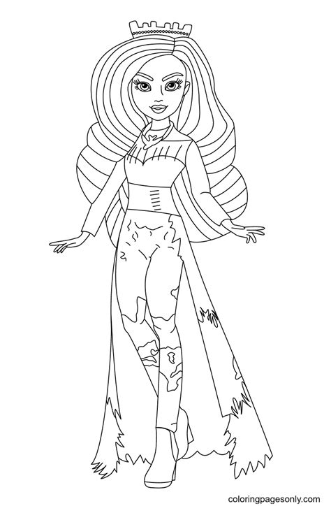 Audrey Coloring Pages - Descendants Coloring Pages - Coloring Pages For Kids And Adults