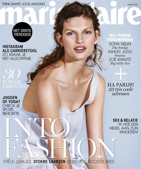 Bette Franke Marie Claire Magazine [netherlands] March 2018 Marie Claire Magazine Marie