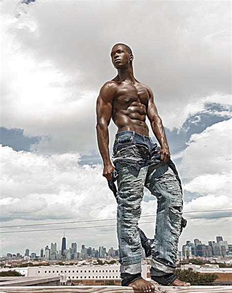 a black male model ernest collins test shoot