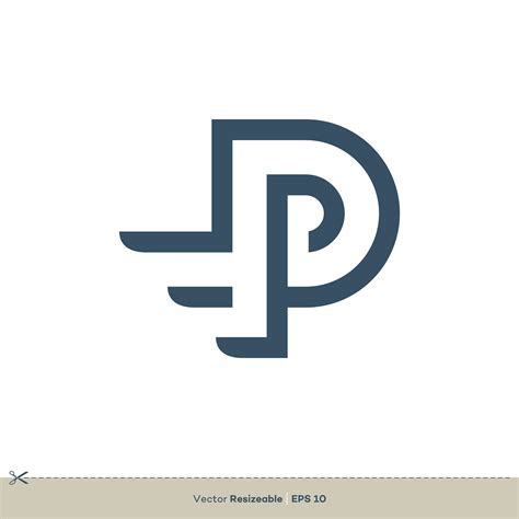 P Letter Vector Logo Template Download Free Vector Art Stock