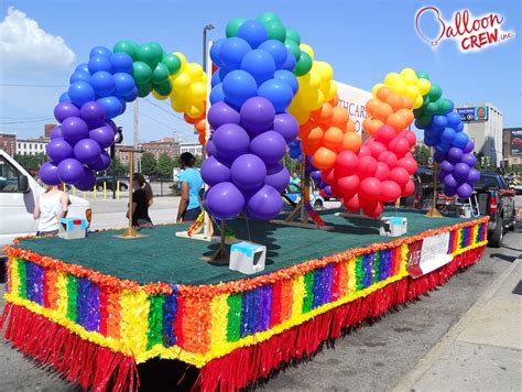 Aids Task Force Arch Float Arch Balloon Rainbow Balloondecor