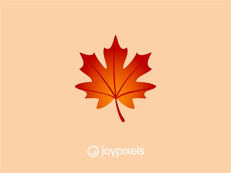 The Joypixels Maple Leaf Emoji Version 50 By Joypixels On Dribbble