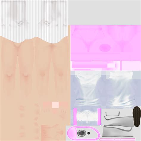 Yandere Simulator Skin White And Pink Gym Uniform By