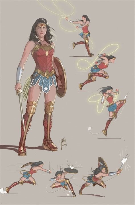 Artwork Wonder Woman Concept Art By Mikel Janin Dccomics