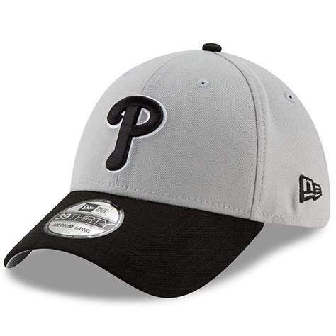 Philadelphia Phillies New Era Team Classic 39thirty Flex Hat Gray