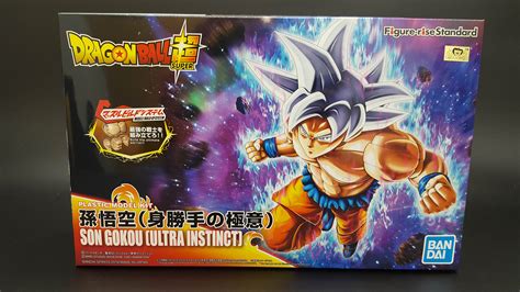 Figure Rise Standard Son Goku Ultra Instinct Dragon Ball Super Model Kit Bandai Anime Manga
