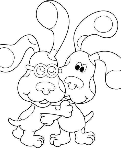 Blues Clues Birthday Coloring Pages