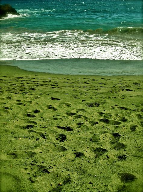 Green Sands Beach Papakolea Hawaii Best Of Both Worlds Greeeen