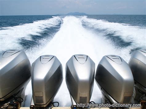 speed boat engines - photo/picture definition at Photo Dictionary