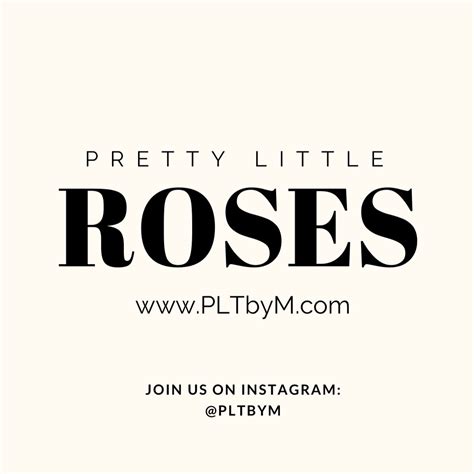 Pretty Little Roses Plt By M