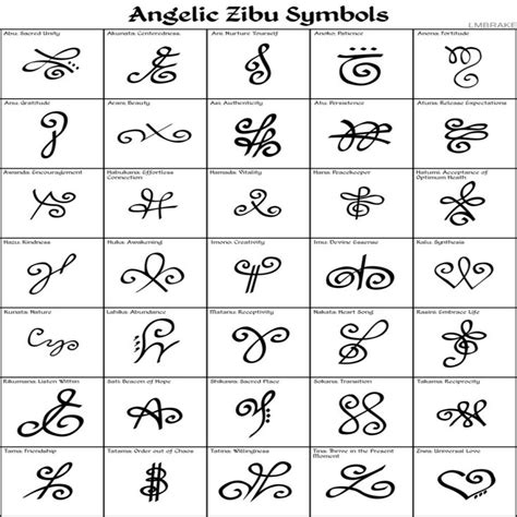Image Result For Zibu Angelic Symbols And Their Meanings Small Symbol