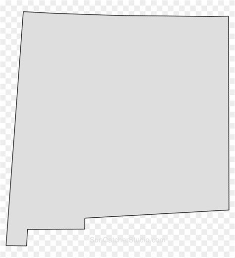 New Mexico Map Blank New Mexico Blank Map Clip Art Png 1280x1273px