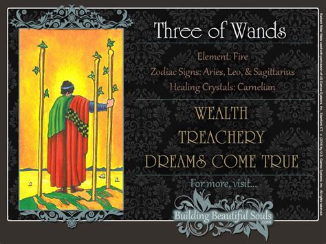 Wands Tarot Tarot Card Meanings Three Of Wands