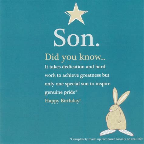 Provide your mom, dad, brother, sister with hilarious animated birthday greeting cards and ecards on the web. son | The Tickle Company For My Son Birthday Card | Happy ...