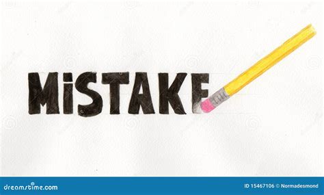 Erase Your Mistakes Stock Illustration Illustration Of Eraser 15467106