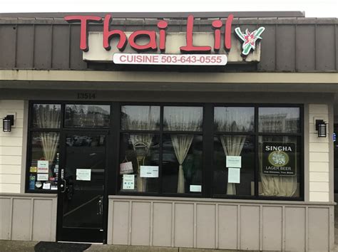 Thai Lily Restaurant Portland Or 97229