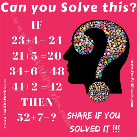 Challenging Brain Teaser For Adults With Answer