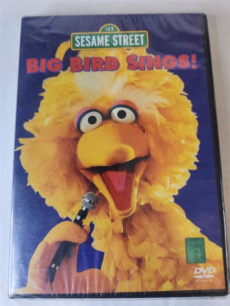 2003 Sesame Street Big Bird Sings Original Dvd Sealed Ebay