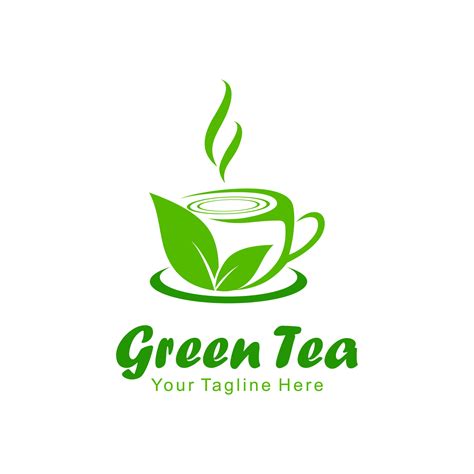 Green Tea Logo 9107936 Vector Art At Vecteezy