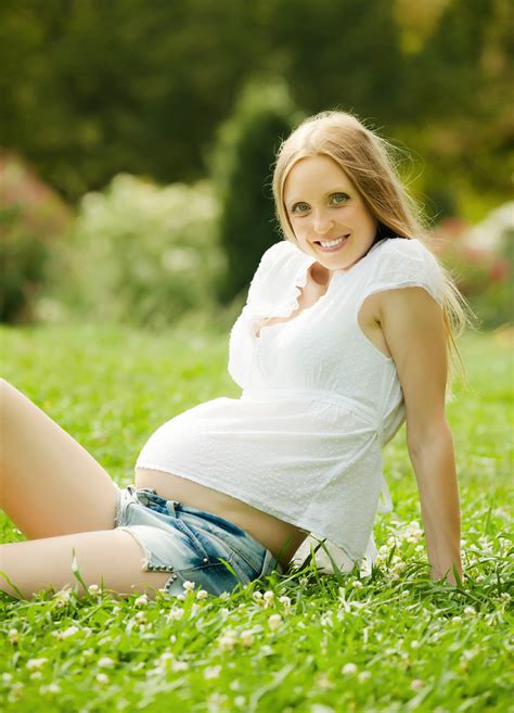 Portrait Of Happy Pregnancy Woman