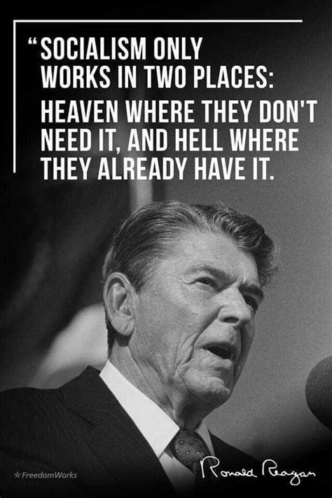 Ronald Reagan Quotes Socialism